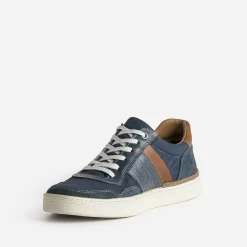 Eram Baskets/Tennis^Tennis bleu multi matières MARINE