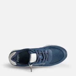 Eram Baskets^Tennis bleu perforée MARINE