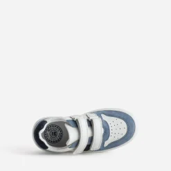 Buggy Baskets^Tennis blanc, , vert cuir BLEU