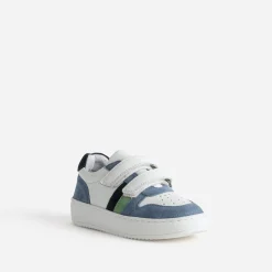 Buggy Baskets^Tennis blanche, e, verte BLEU