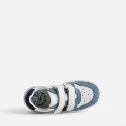 Buggy Baskets^Tennis blanche, e, verte BLEU