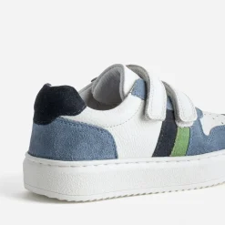 Buggy Baskets^Tennis blanche, e, verte BLEU