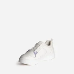 Buggy Baskets^Tennis he détails fleurs BLANC