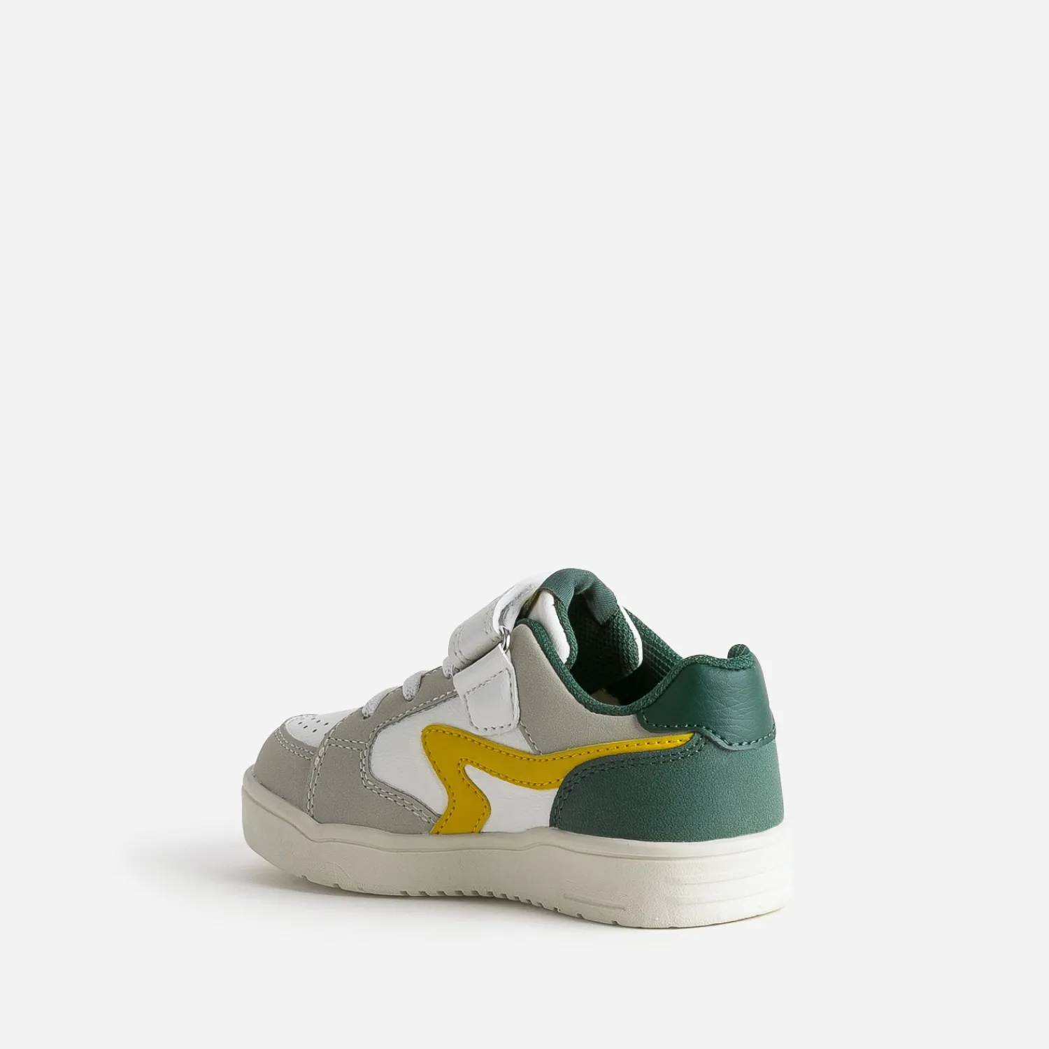 Buggy Baskets^Tennis he, grise, jaune, verte BLANC