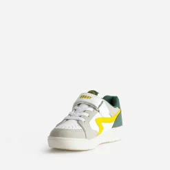 Texto Baskets^Tennis BUGGY he, grise, jaune, verte BLANC
