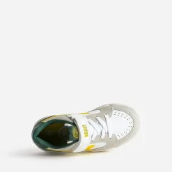 Texto Baskets^Tennis BUGGY he, grise, jaune, verte BLANC