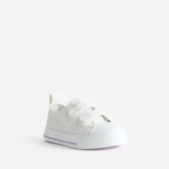 Buggy Baskets^Tennis he toile broderie anglaise BLANC