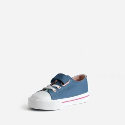 Buggy Baskets^Tennis e toile motif perroquets BLEU