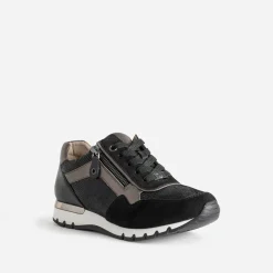 Caprice Baskets^Tennis e et bronze NOIR