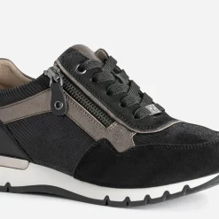 Caprice Baskets^Tennis e et bronze NOIR