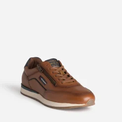 Redskins Baskets/Tennis^Tennis cuir COGNAC