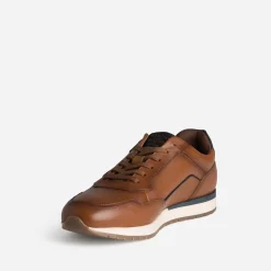 Redskins Baskets/Tennis^Tennis cuir COGNAC