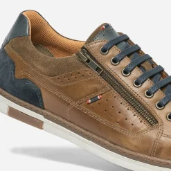 Eram Baskets/Tennis^Tennis en cuir COGNAC