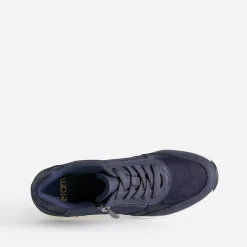 Eram Baskets^Tennis compensée bleu MARINE