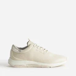 Tbs Baskets^Tennis compensée cuir BEIGE