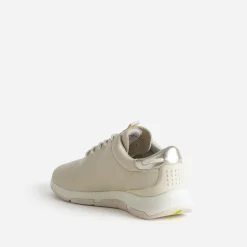 Tbs Baskets^Tennis compensée cuir BEIGE