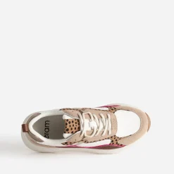 Eram Baskets^Tennis Dad shoes multi-matières BEIGE