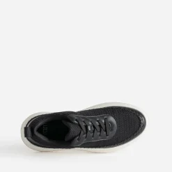 Eram Baskets^Tennis Dad shoes textile à relief NOIR