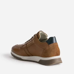 Fluchos Baskets/Tennis^Tennis camel en cuir COGNAC