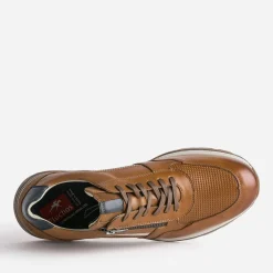 Fluchos Baskets/Tennis^Tennis camel en cuir COGNAC