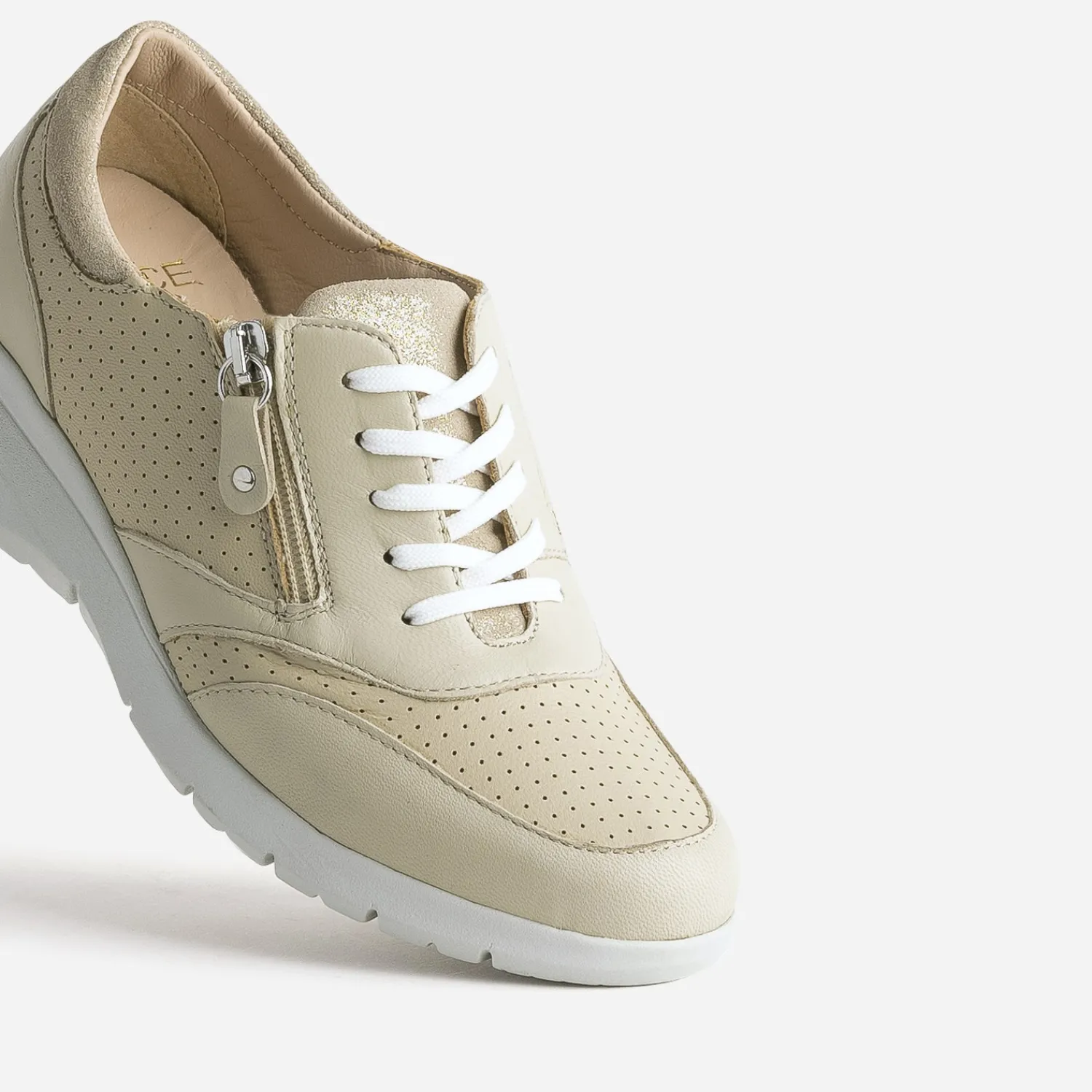 FRANCE ARNO Baskets^Tennis BEIGE