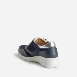 FRANCE ARNO Baskets^Tennis cuir MARINE