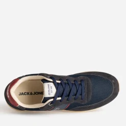 Jack & Jones Baskets/Tennis^Tennis JACK&JONES bleu et bordeaux MARINE