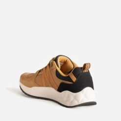 Jack & Jones Baskets/Tennis^Tennis JACK&JONES bi-matière CAMEL