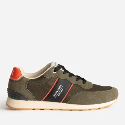 Jack & Jones Baskets/Tennis^Tennis JACK&JONES , noire et rouge KAKI