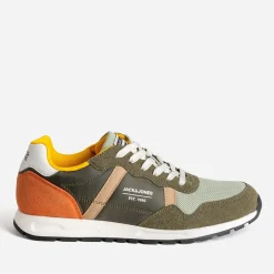 Jack & Jones Baskets/Tennis^Tennis JACK&JONES , vert amande, jaune KAKI