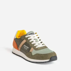 Jack & Jones Baskets/Tennis^Tennis JACK&JONES , vert amande, jaune KAKI