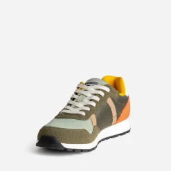 Jack & Jones Baskets/Tennis^Tennis JACK&JONES , vert amande, jaune KAKI