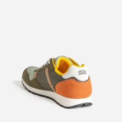 Jack & Jones Baskets/Tennis^Tennis JACK&JONES , vert amande, jaune KAKI