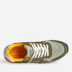 Jack & Jones Baskets/Tennis^Tennis JACK&JONES , vert amande, jaune KAKI