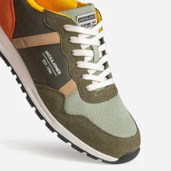 Jack & Jones Baskets/Tennis^Tennis JACK&JONES , vert amande, jaune KAKI