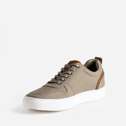 Eram Toiles^Tennis en toile détails camel KAKI