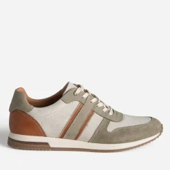 Eram Baskets/Tennis^Tennis et marron bi-matière KAKI
