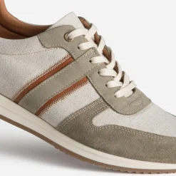 Eram Baskets/Tennis^Tennis et marron bi-matière KAKI