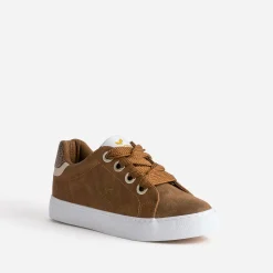Kaporal Baskets^Tennis camel avec lacets ruban COGNAC