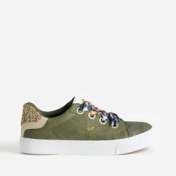 Kaporal Baskets^Tennis avec lacets ruban KAKI