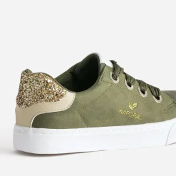 Kaporal Baskets^Tennis avec lacets ruban KAKI