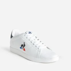 Le Coq Sportif Baskets/Tennis^Tennis he cuir logo tricolore BLANC