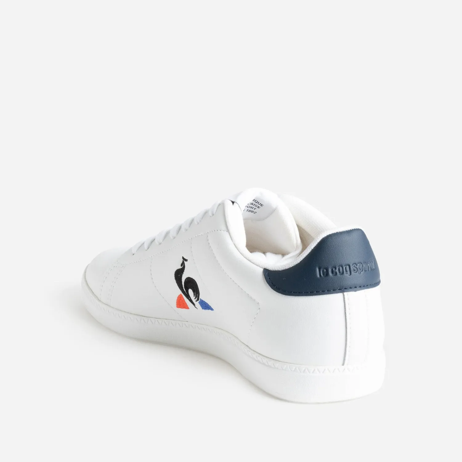Le Coq Sportif Baskets/Tennis^Tennis he cuir logo tricolore BLANC