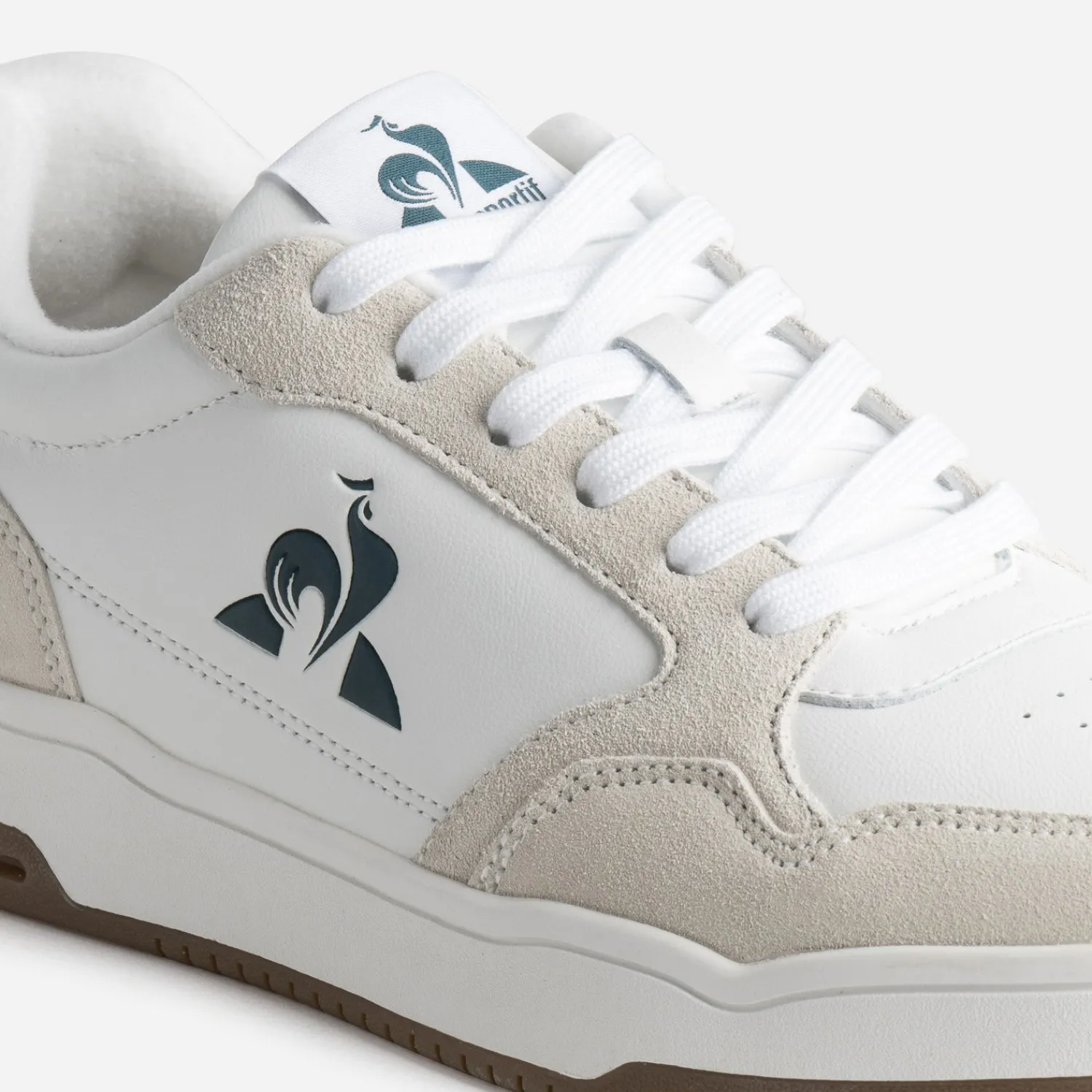 Le Coq Sportif Baskets/Tennis^Tennis blanche, et verte BEIGE