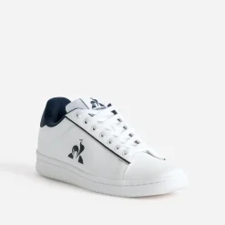 Le Coq Sportif Baskets/Tennis^Tennis he et marine cuir BLANC