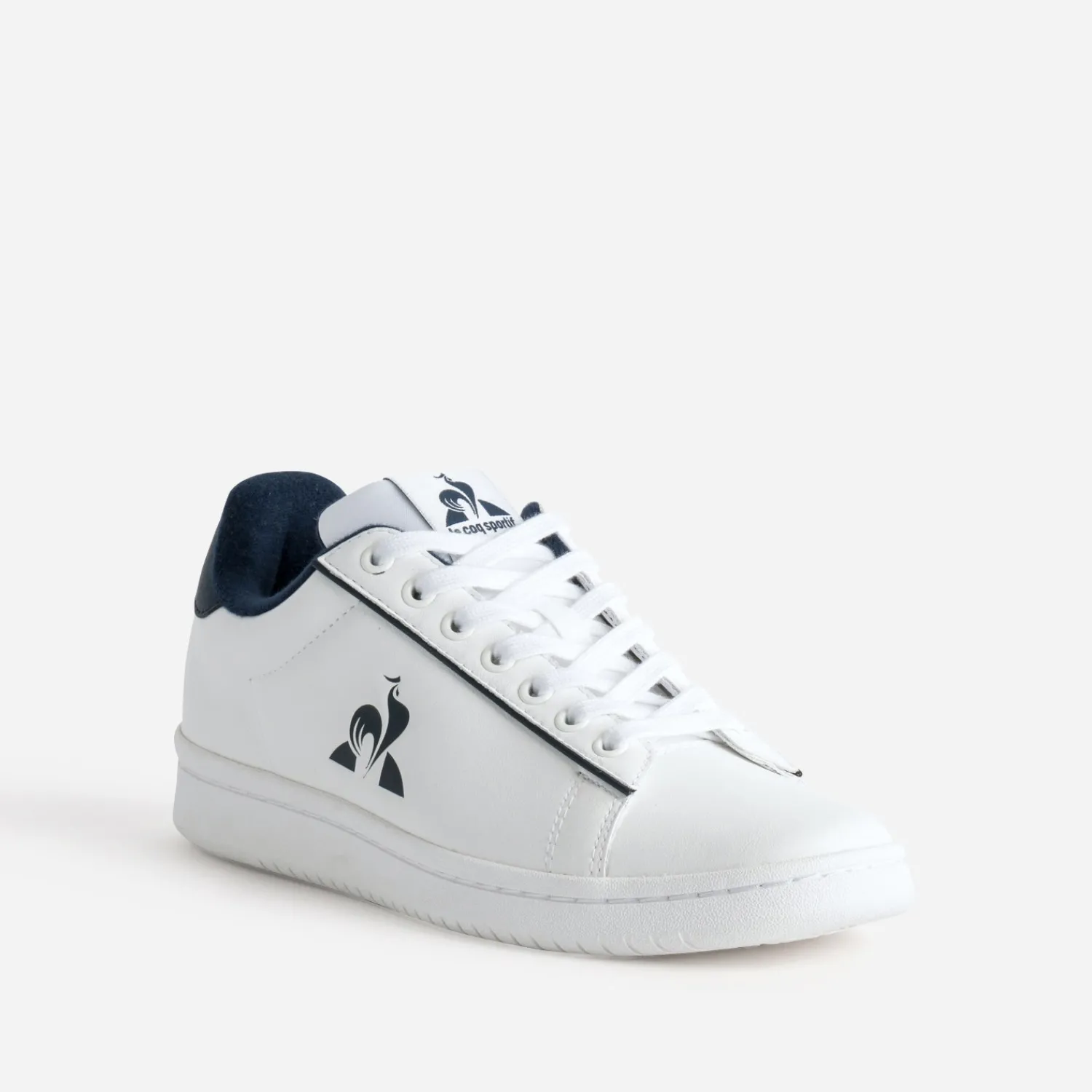 Le Coq Sportif Baskets/Tennis^Tennis he et marine cuir BLANC