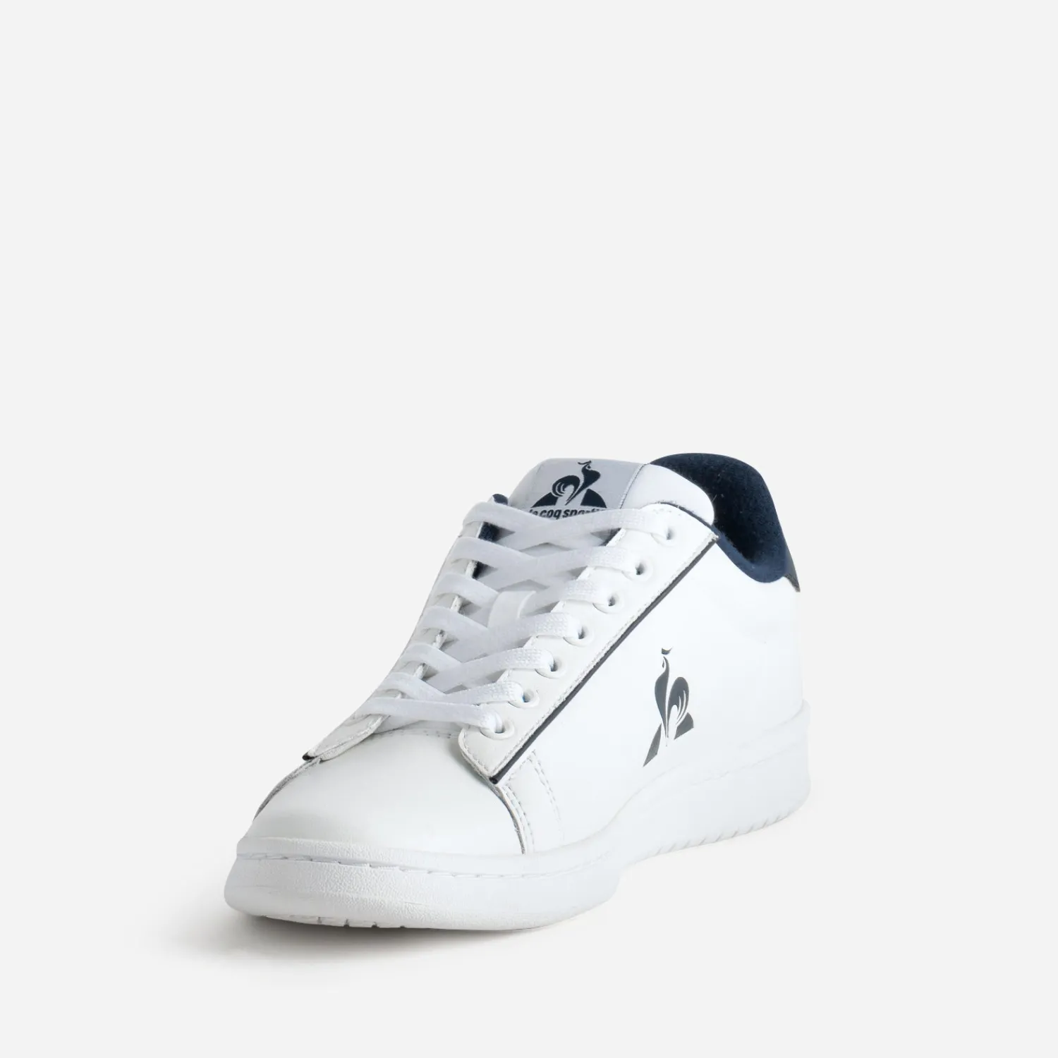 Le Coq Sportif Baskets/Tennis^Tennis he et marine cuir BLANC