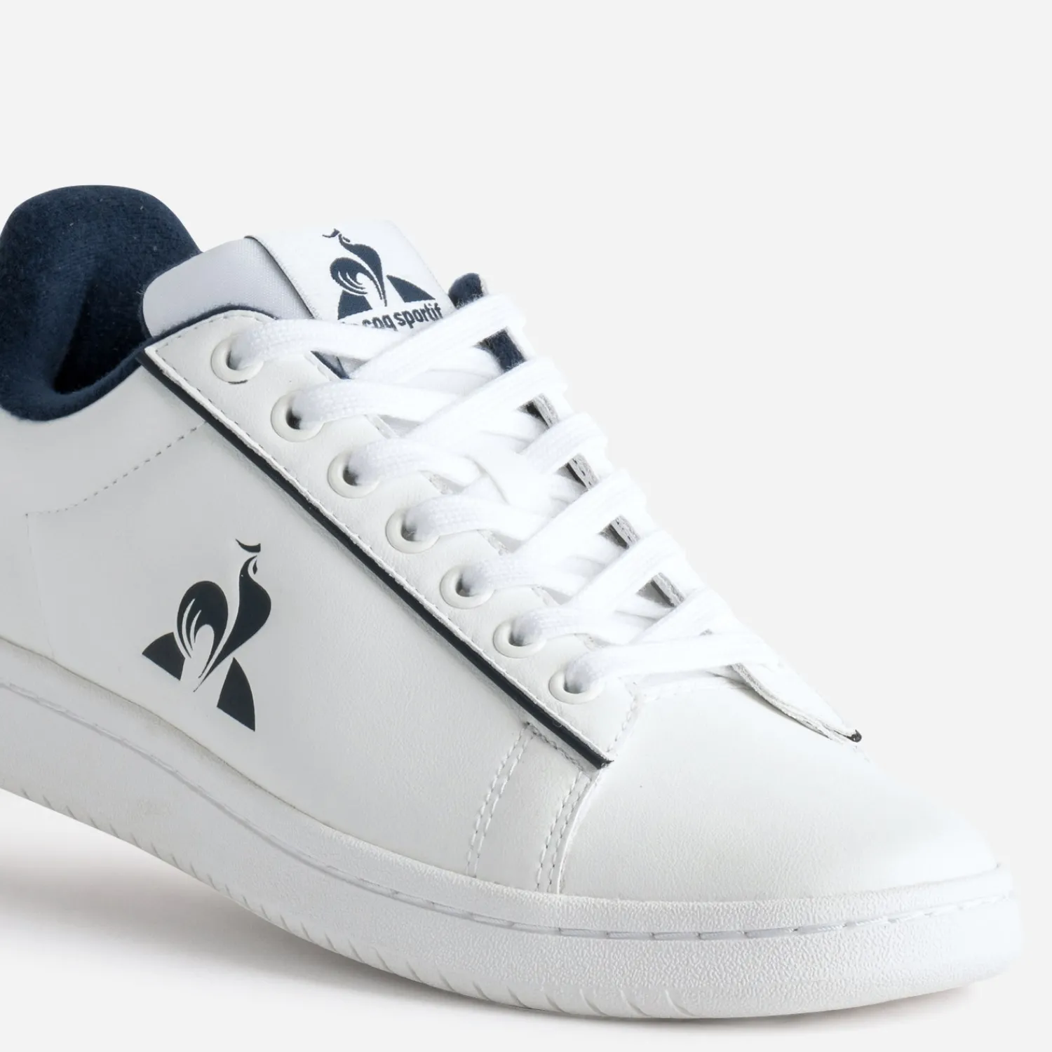 Le Coq Sportif Baskets/Tennis^Tennis he et marine cuir BLANC