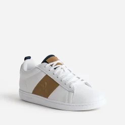 Le Coq Sportif Baskets/Tennis^Tennis en cuir et camel BLANC