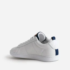 Le Coq Sportif Baskets/Tennis^Tennis en cuir et camel BLANC